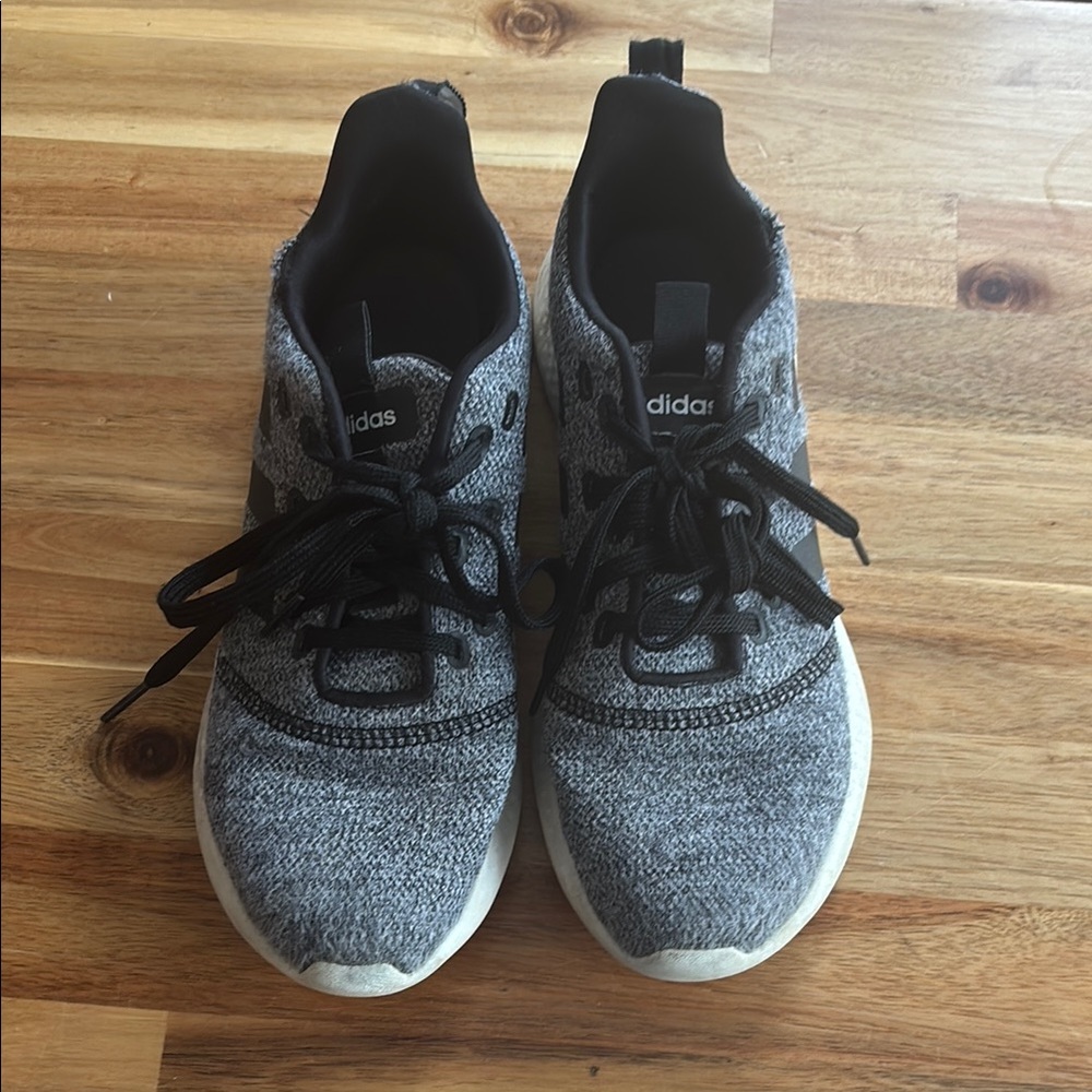 Adidas Gray and Black Sneakers